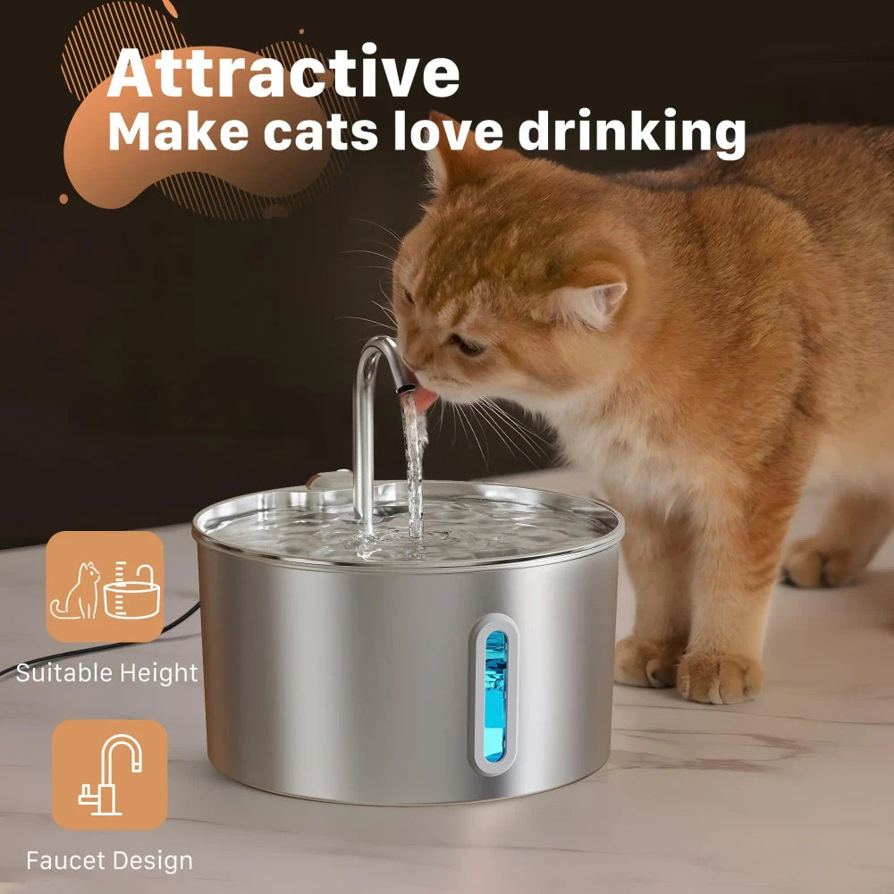 PureFlow™ Stainless Steel Cat Fountain