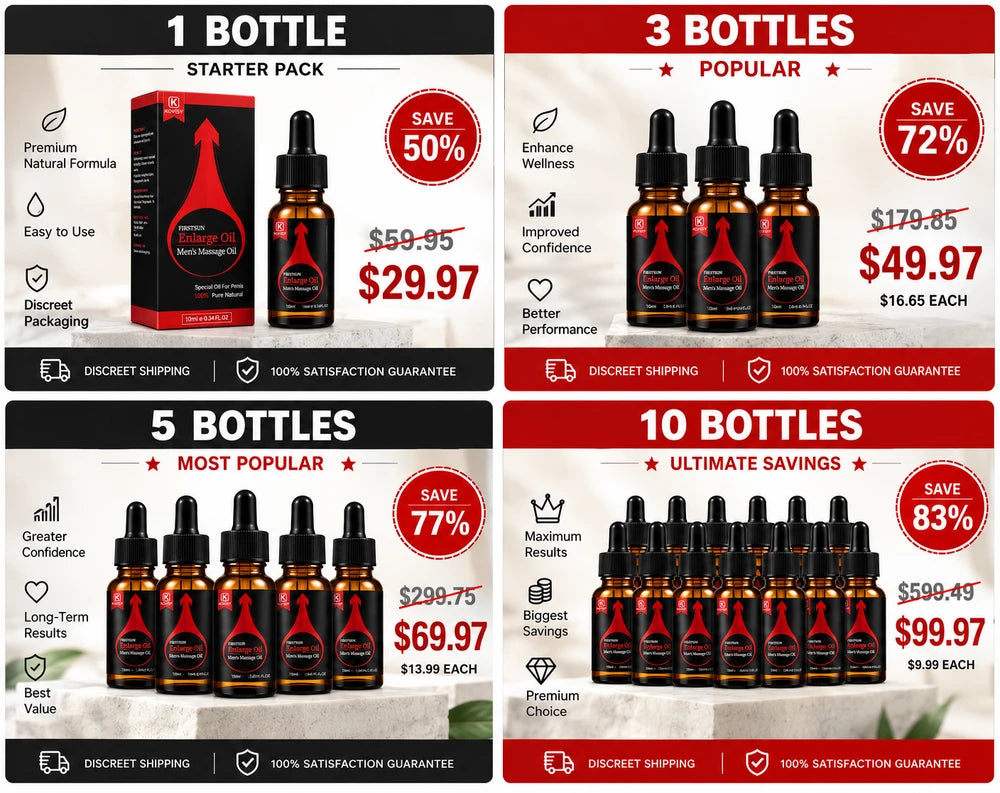 Aceite de rendimiento masculino MaxRise