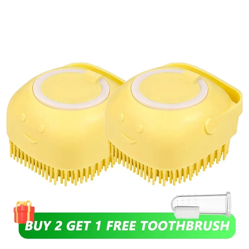 Silicone Pet Bath Brush
