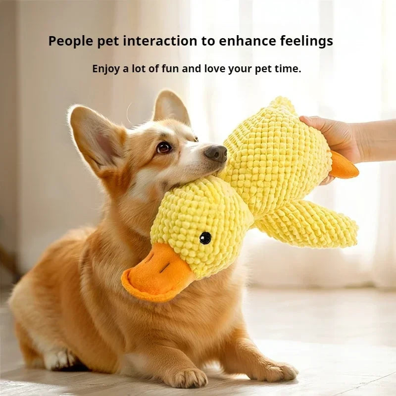 Plush Squeaky Duck Dog Toy