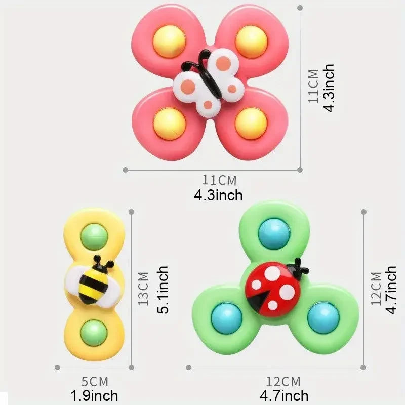Interactive Spinner Suction Cup Toy