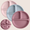 BPA-Free Silicone Divided Baby Plate