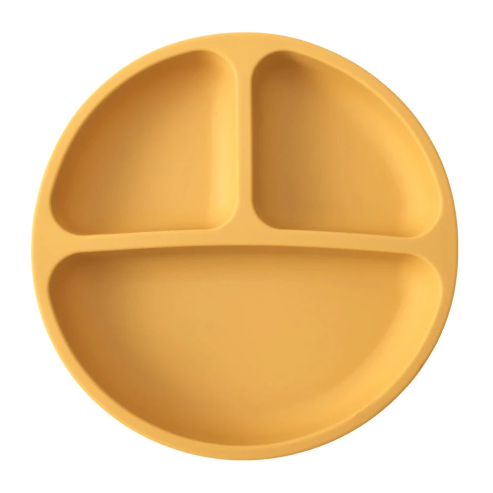 BPA-Free Silicone Divided Baby Plate