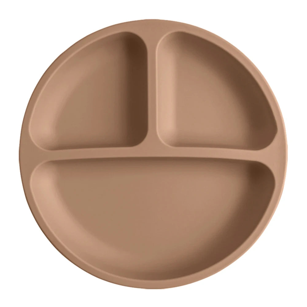 BPA-Free Silicone Divided Baby Plate