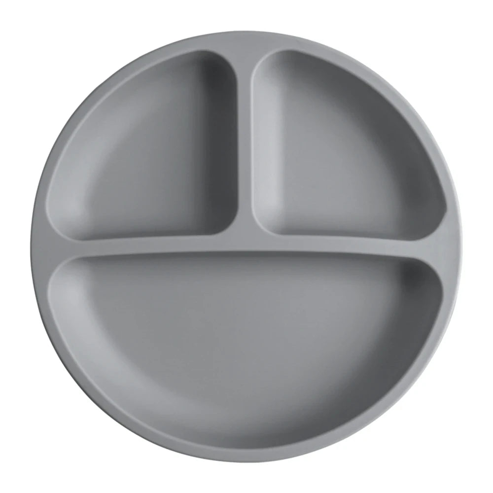 BPA-Free Silicone Divided Baby Plate