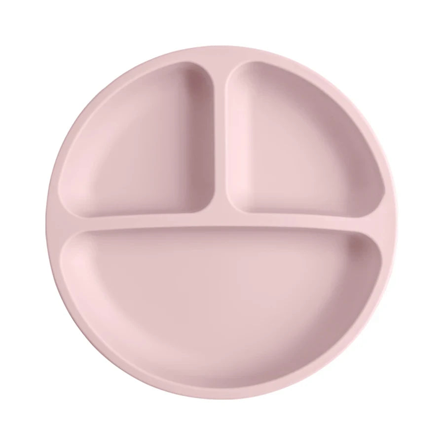 BPA-Free Silicone Divided Baby Plate