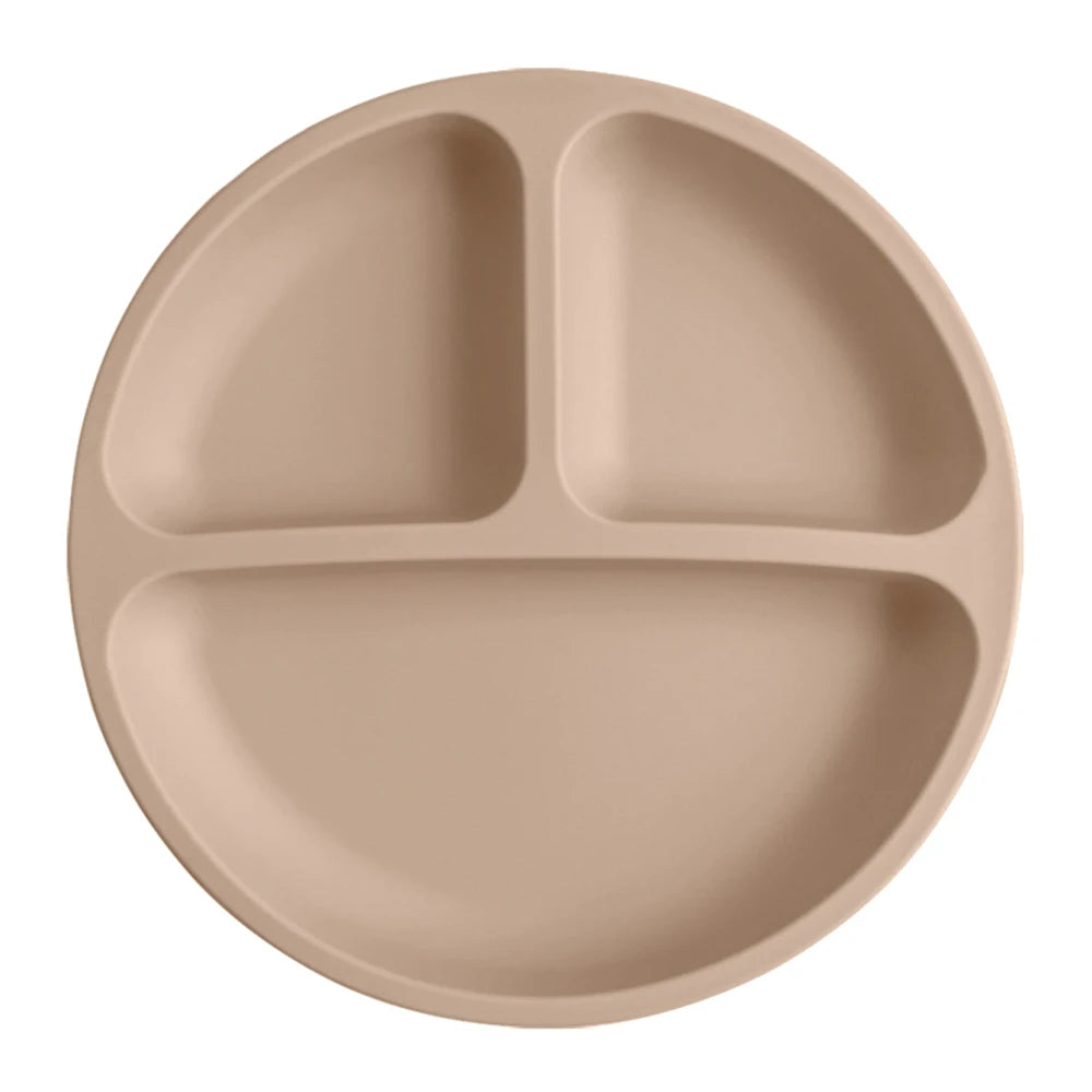 BPA-Free Silicone Divided Baby Plate