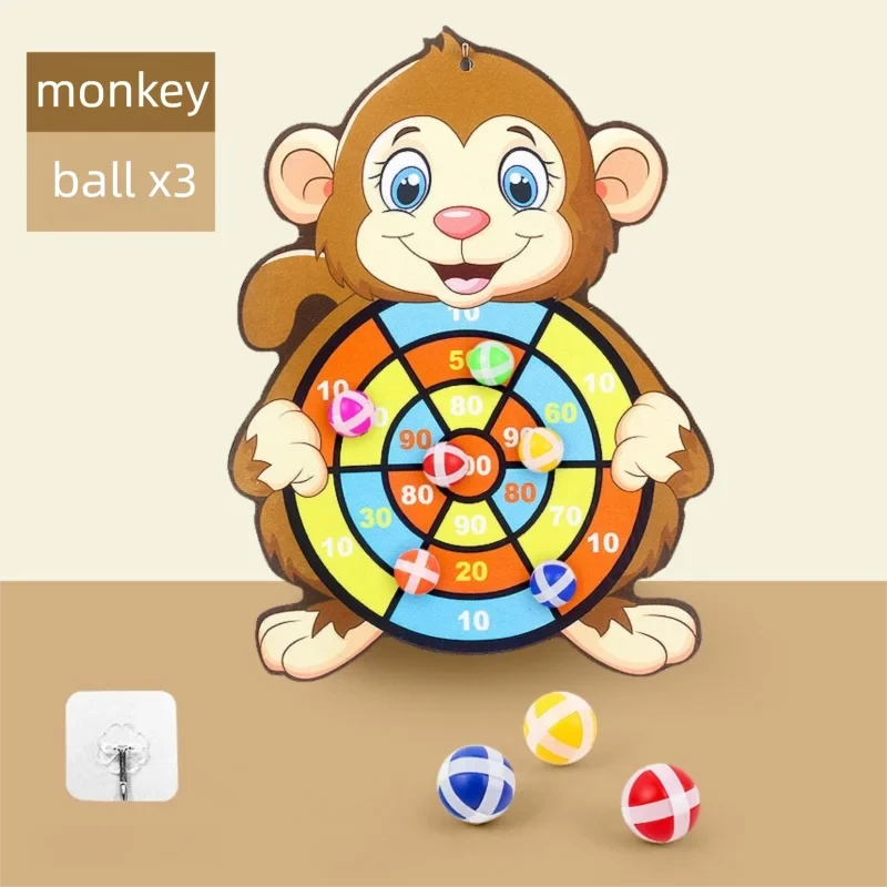 Sticky Ball Dart Board Game