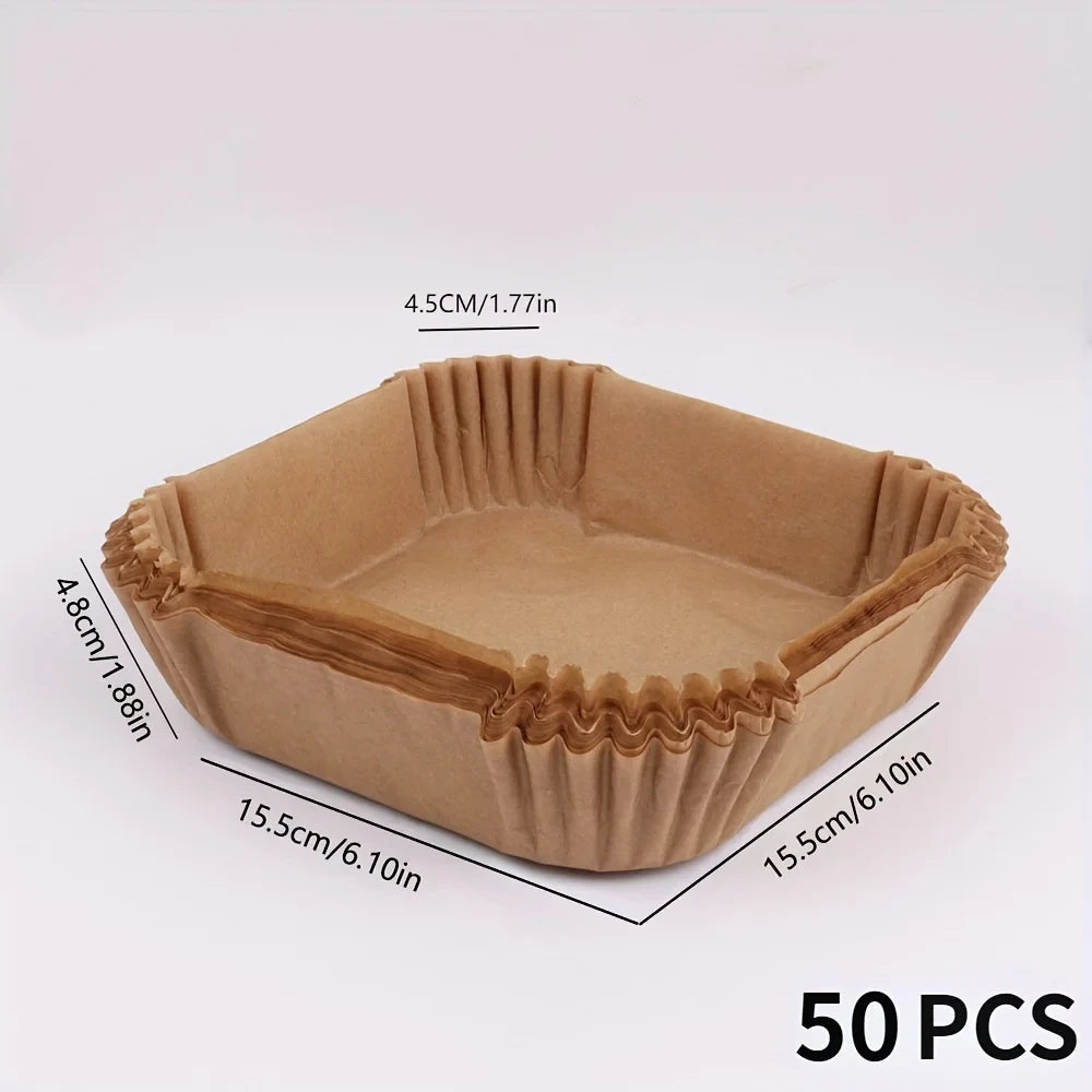 50 units – Air Fryer Paper Liners