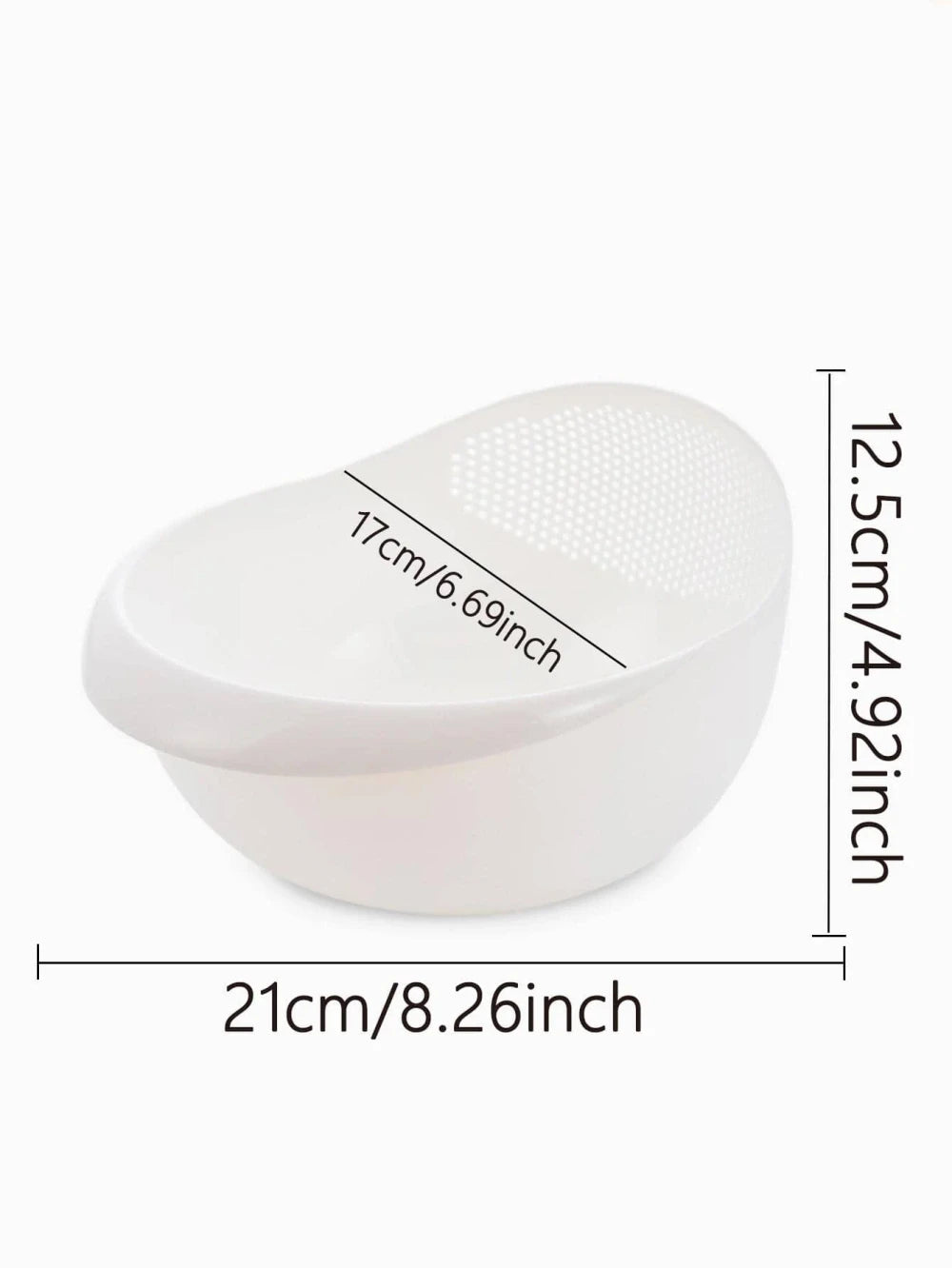 Rice and Vegetable Washing Drain Bowl