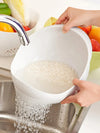 Rice and Vegetable Washing Drain Bowl