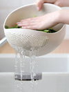 Rice and Vegetable Washing Drain Bowl