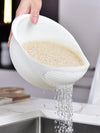 Rice and Vegetable Washing Drain Bowl
