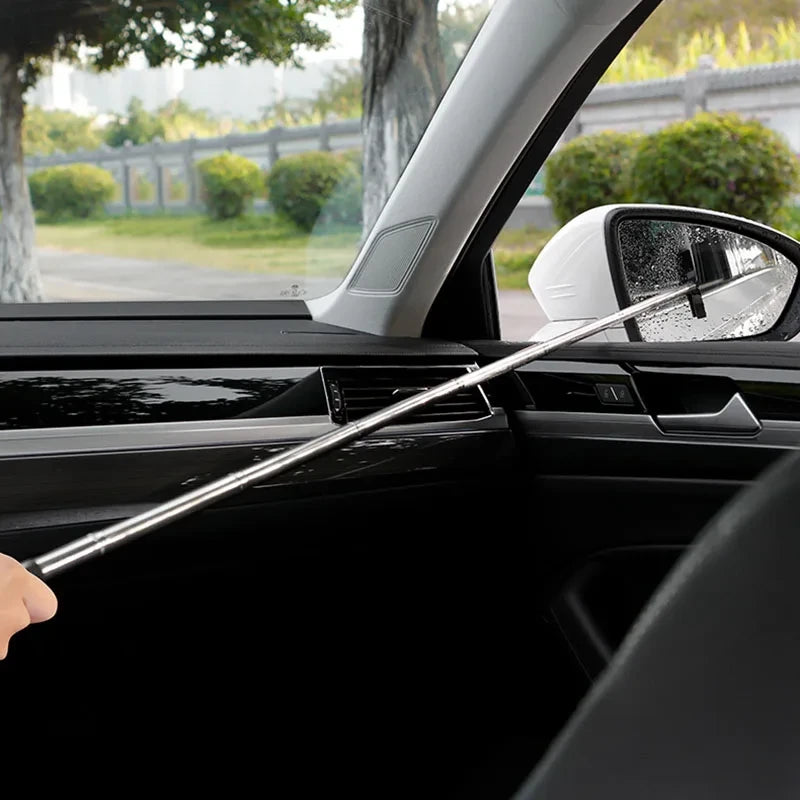Telescopic Car Mirror Window Wiper