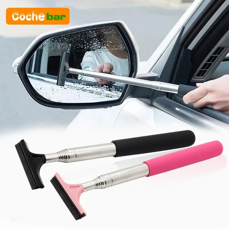 Telescopic Car Mirror Window Wiper