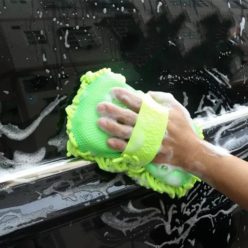 KOVISY Microfiber Car Wash Sponge with Hand Strap