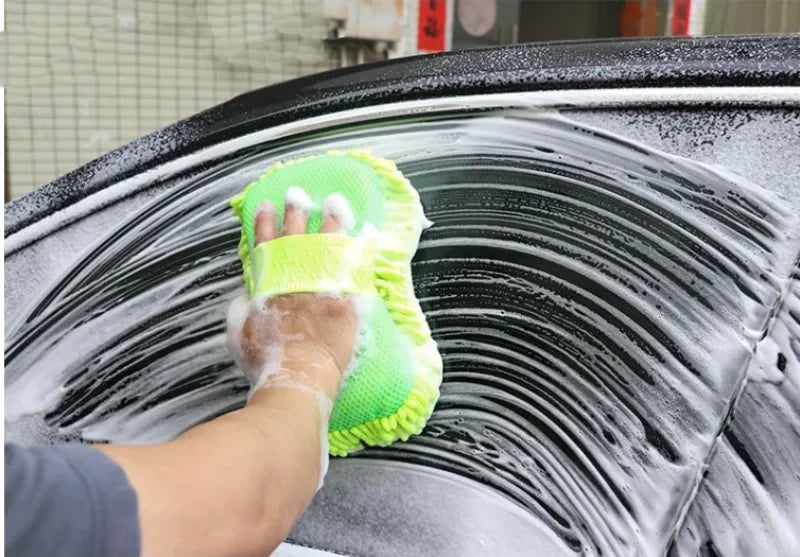 KOVISY Microfiber Car Wash Sponge with Hand Strap