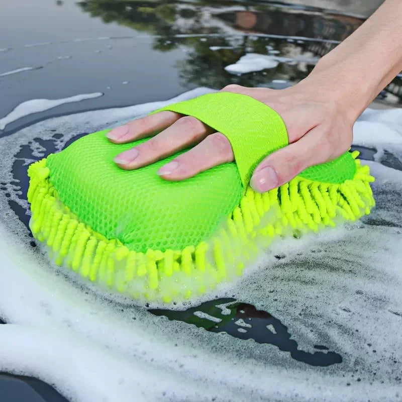 KOVISY Microfiber Car Wash Sponge with Hand Strap