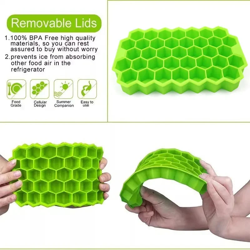 Flexible Honeycomb Ice Tray