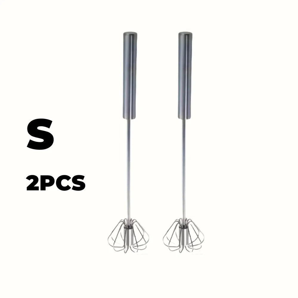 Stainless Steel Semi-Automatic Hand Whisk