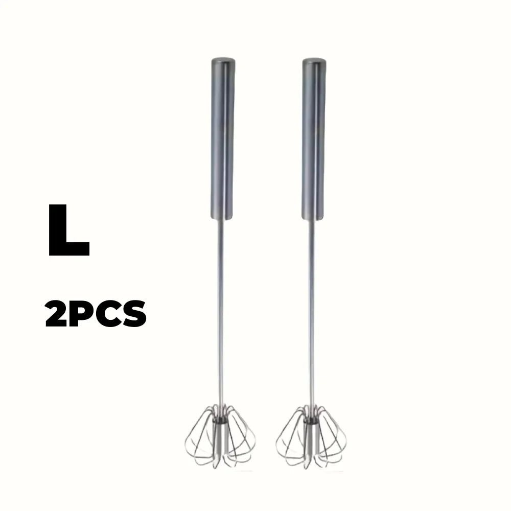 Stainless Steel Semi-Automatic Hand Whisk