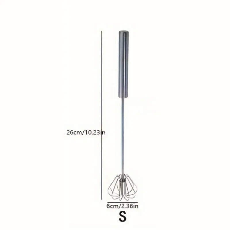 Stainless Steel Semi-Automatic Hand Whisk