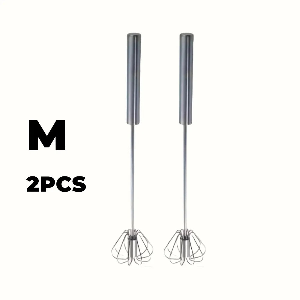 Stainless Steel Semi-Automatic Hand Whisk