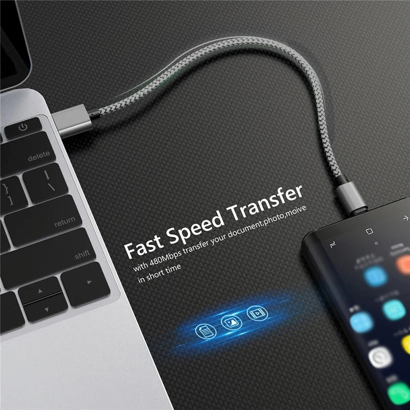 Kovisy Braided USB-C Charging Cable