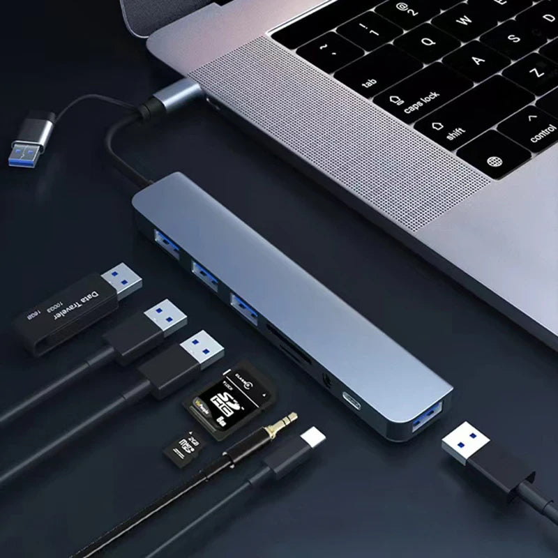 Kovisy Dual-Head Multiport USB Hub