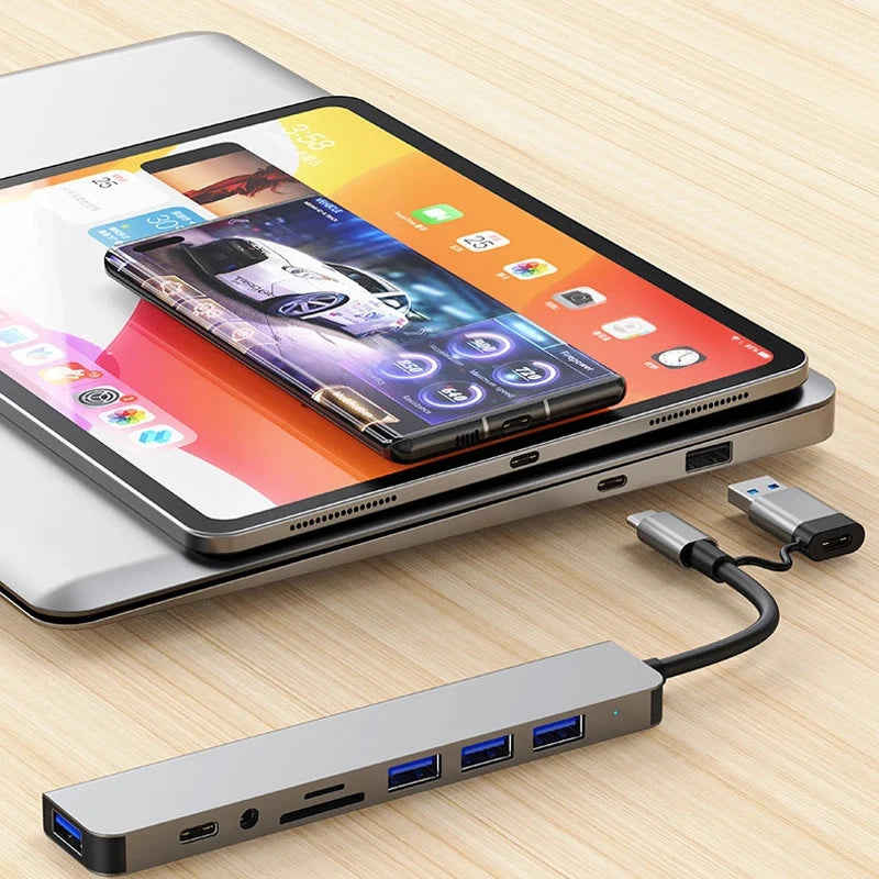 Kovisy Dual-Head Multiport USB Hub