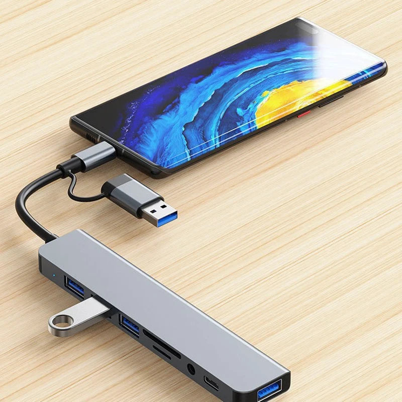 Kovisy Dual-Head Multiport USB Hub