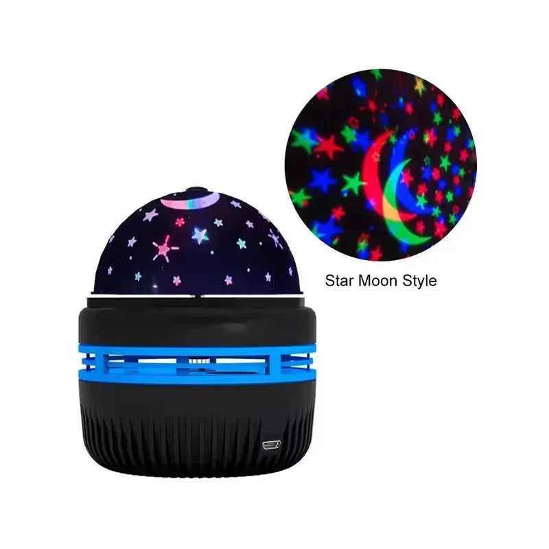 USB Rotating Starry Sky Projector Night Light