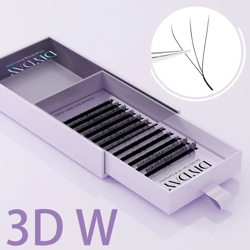 W-Shape Premade Fan Eyelash Extensions