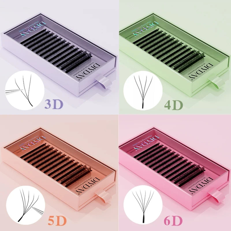 W-Shape Premade Fan Eyelash Extensions