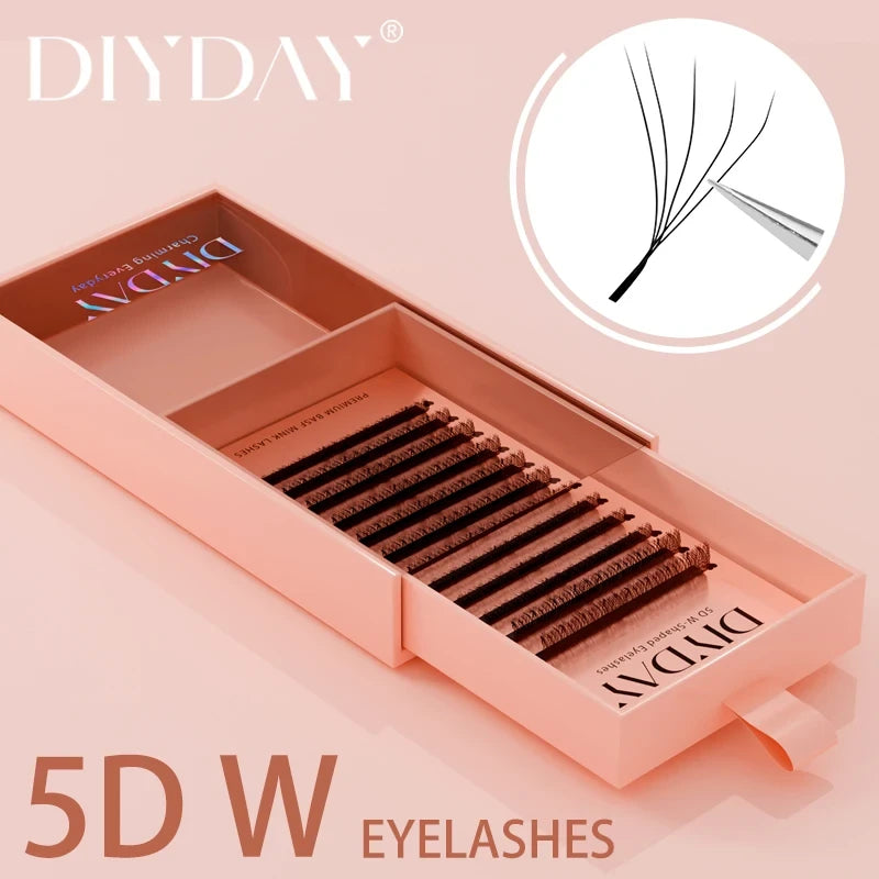 W-Shape Premade Fan Eyelash Extensions
