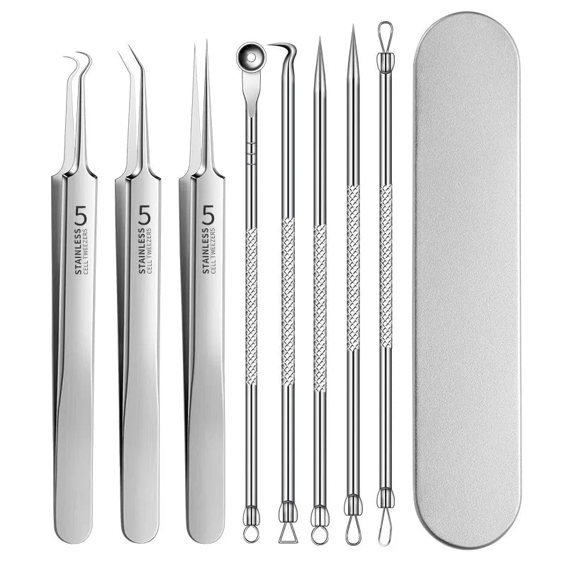 Kovisy Stainless Steel Precision Skincare Tool Kit
