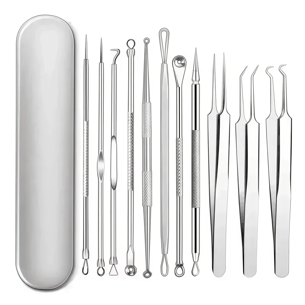Kovisy Stainless Steel Precision Skincare Tool Kit