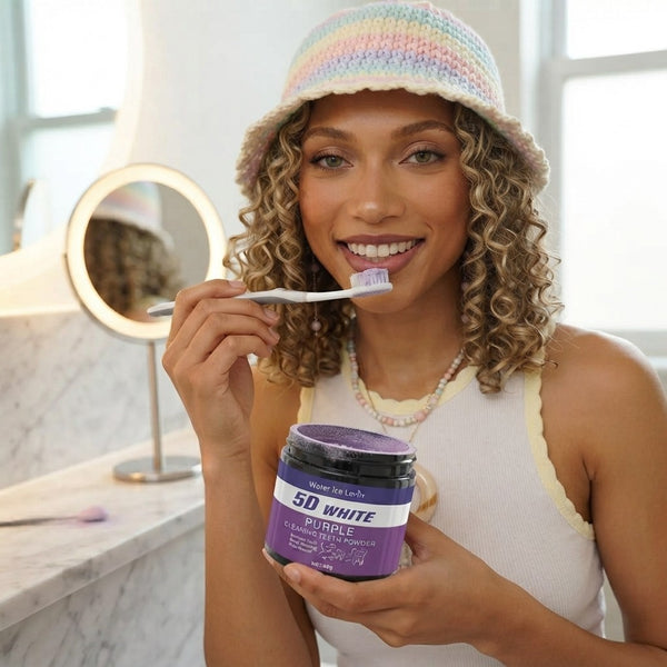 Purple Tooth Whitening Powder